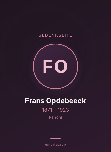 Gedenkportrait von Frans Opdebeeck