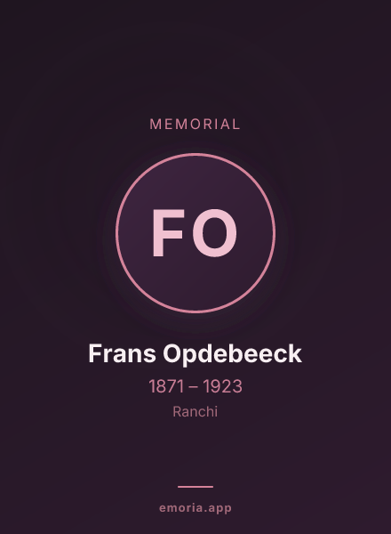 Memorial portrait of Frans Opdebeeck