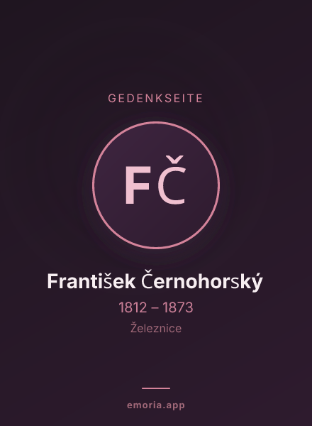 Gedenkportrait von František Černohorský