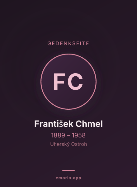 Gedenkportrait von František Chmel