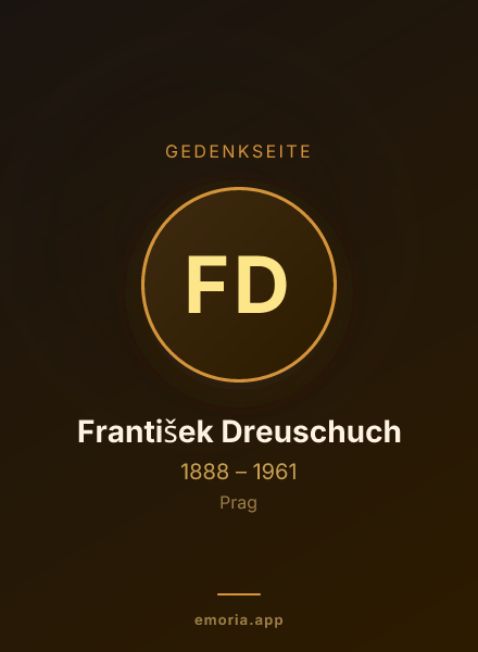 Gedenkportrait von František Dreuschuch