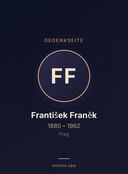 Gedenkportrait von František Franěk