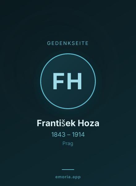Gedenkportrait von František Hoza