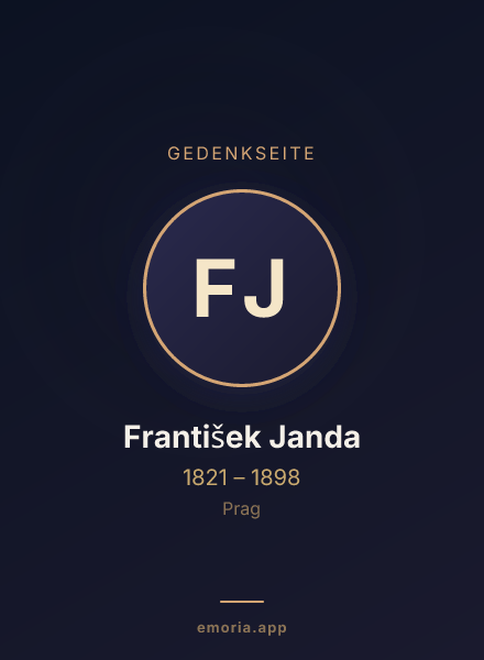 Gedenkportrait von František Janda