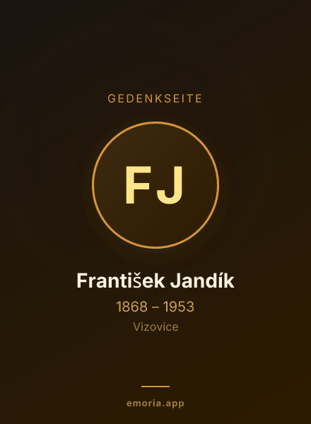 Gedenkportrait von František Jandík