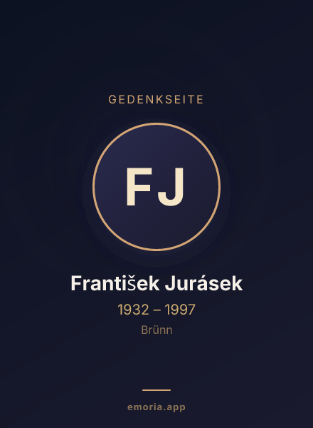 Gedenkportrait von František Jurásek