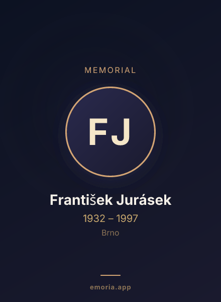 Memorial portrait of František Jurásek