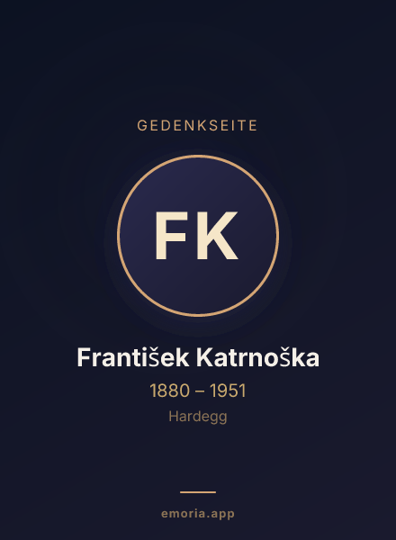 Gedenkportrait von František Katrnoška