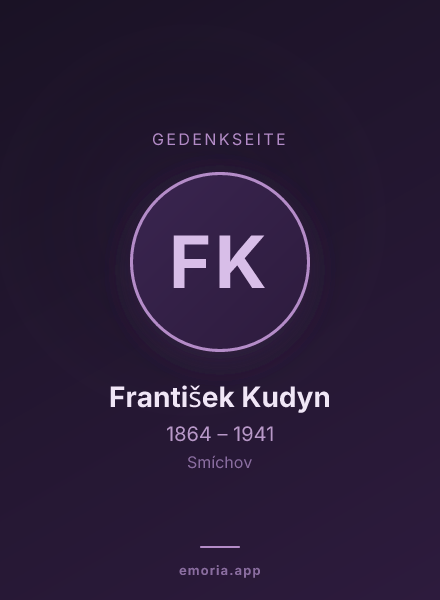 Gedenkportrait von František Kudyn