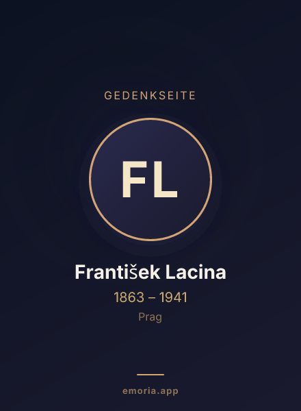 Gedenkportrait von František Lacina