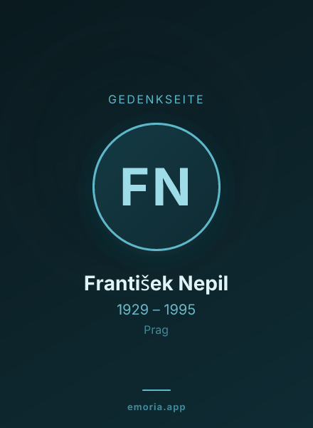 Gedenkportrait von František Nepil