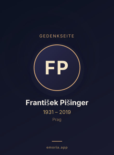 Gedenkportrait von František Pišinger
