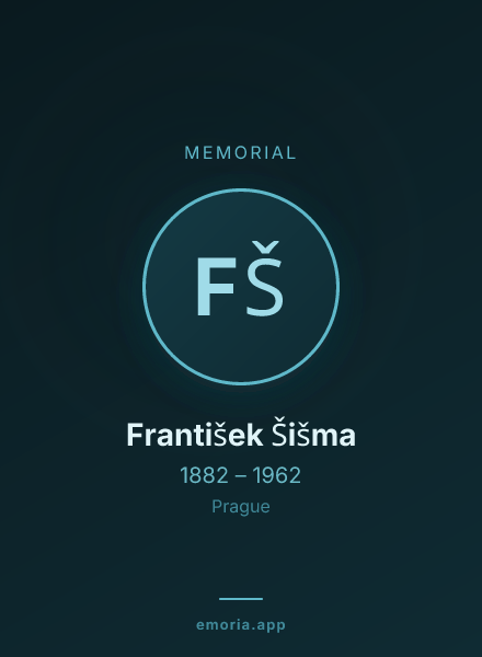 Memorial portrait of František Šišma