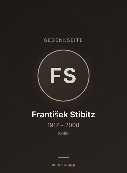 Gedenkportrait von František Stibitz
