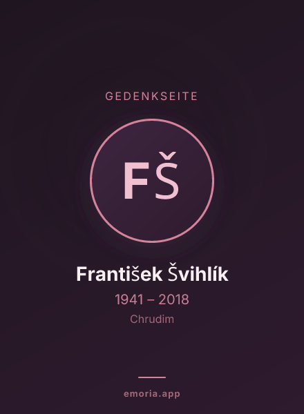 Gedenkportrait von František Švihlík
