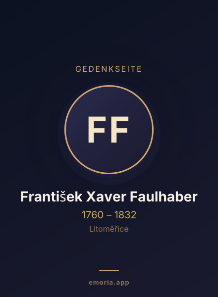 Gedenkportrait von František Xaver Faulhaber
