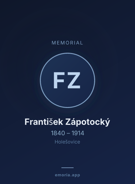 Memorial portrait of František Zápotocký