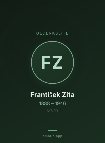 Gedenkportrait von František Zita
