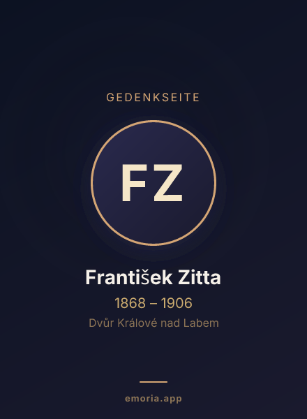 Gedenkportrait von František Zitta