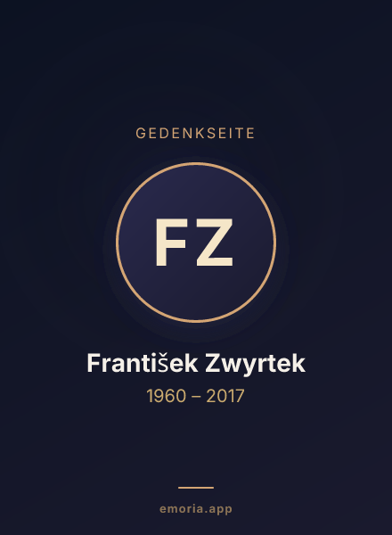 Gedenkportrait von František Zwyrtek