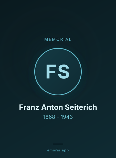 Memorial portrait of Franz Anton Seiterich