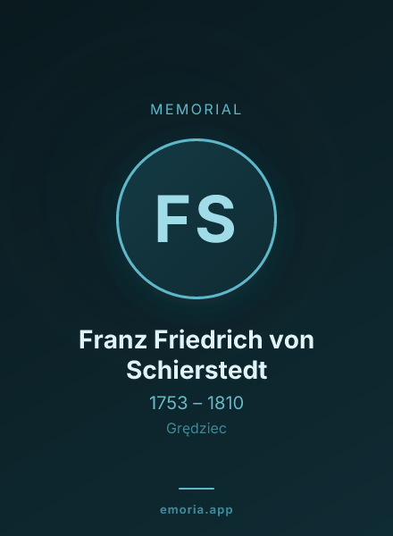 Memorial portrait of Franz Friedrich von Schierstedt