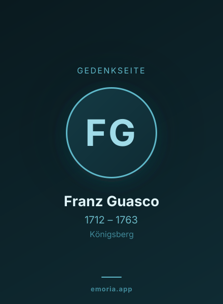 Gedenkportrait von Franz Guasco