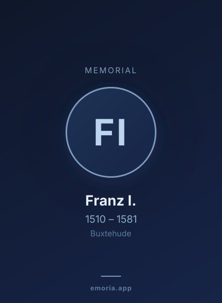 Memorial portrait of Franz I.