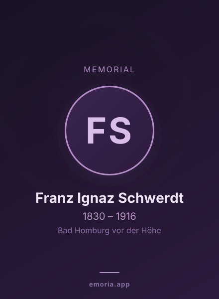 Memorial portrait of Franz Ignaz Schwerdt