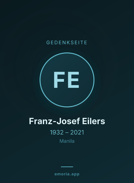 Gedenkportrait von Franz-Josef Eilers