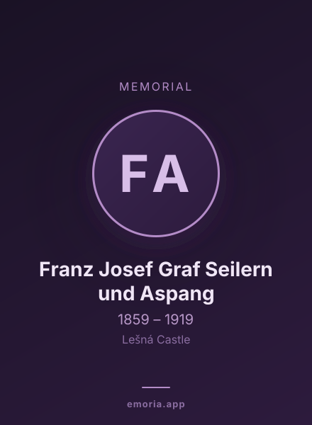 Memorial portrait of Franz Josef Graf Seilern und Aspang