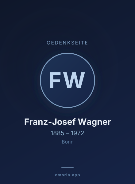 Gedenkportrait von Franz-Josef Wagner