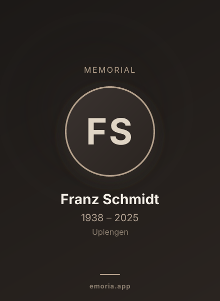 Memorial portrait of Franz Schmidt