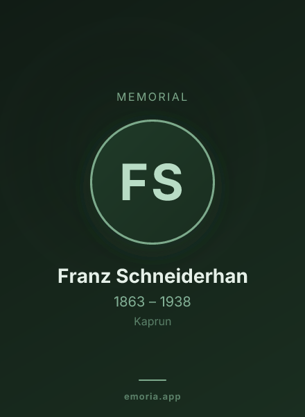 Memorial portrait of Franz Schneiderhan
