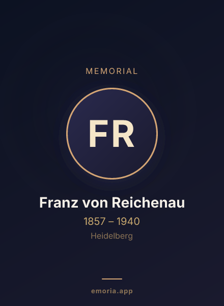 Memorial portrait of Franz von Reichenau