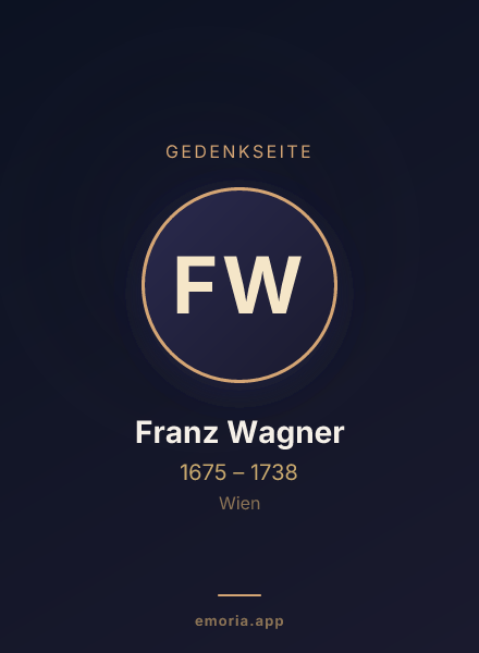 Gedenkportrait von Franz Wagner