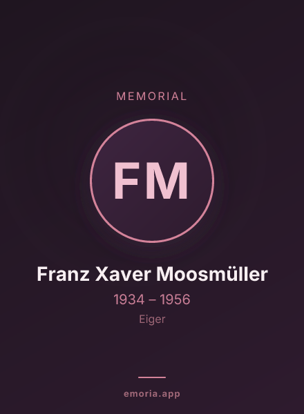 Memorial portrait of Franz Xaver Moosmüller