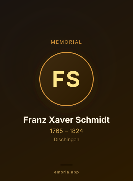 Memorial portrait of Franz Xaver Schmidt
