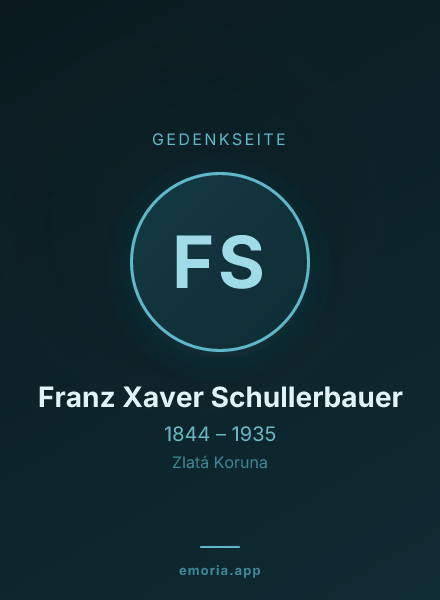 Gedenkportrait von Franz Xaver Schullerbauer