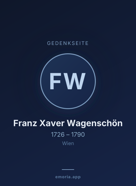 Gedenkportrait von Franz Xaver Wagenschön