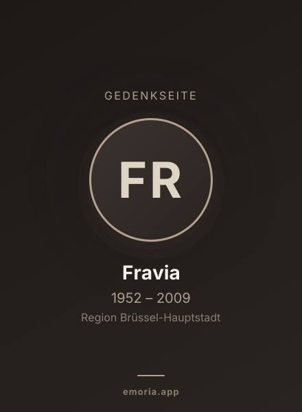 Gedenkportrait von Fravia
