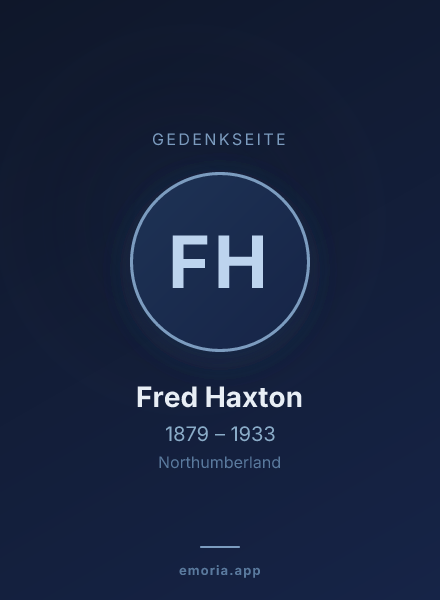 Gedenkportrait von Fred Haxton