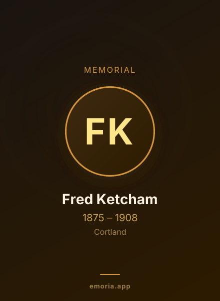 Memorial portrait of Fred Ketcham