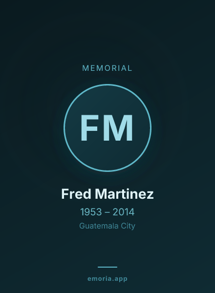 Memorial portrait of Fred Martinez