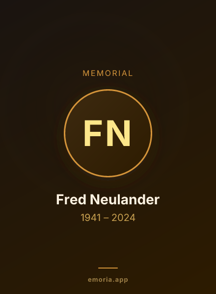 Memorial portrait of Fred Neulander