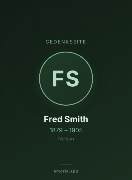 Gedenkportrait von Fred Smith