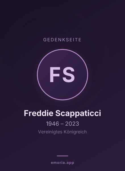 Gedenkportrait von Freddie Scappaticci