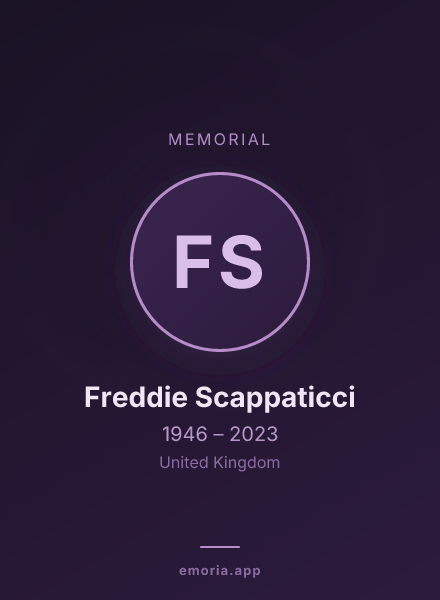 Memorial portrait of Freddie Scappaticci