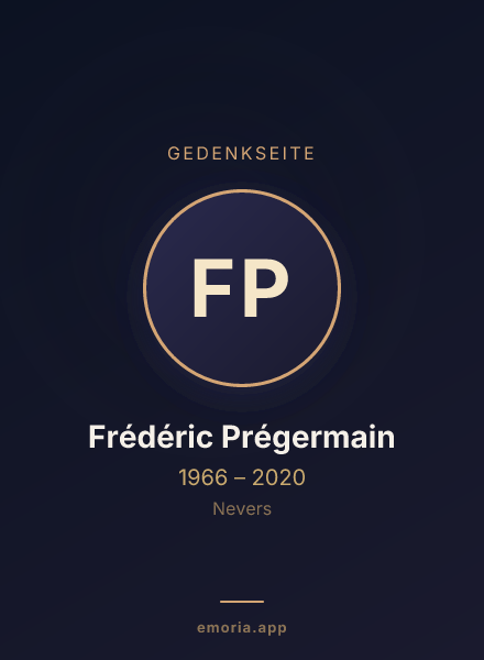 Gedenkportrait von Frédéric Prégermain