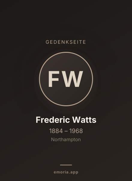 Gedenkportrait von Frederic Watts